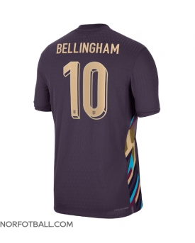 Billige Fotballdrakt England Jude Bellingham #10 Replika Bortedrakt EM 2024 Kortermet